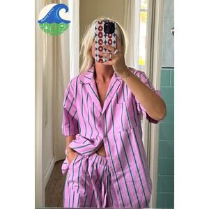 Damson Madder x Amanda Djerf Sydney Stripe Shirt